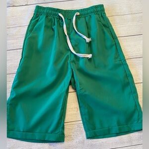 Long Green Bermuda Shorts